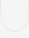 Monica Vinader Sterling Silver Chain Necklace In Silver
