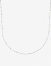 Monica Vinader Sterling Silver Chain Necklace In Silver