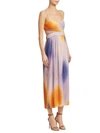 A.L.C SIENNA PLEATED OMBRE DRESS