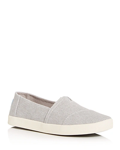 Toms Avalon Slip-on Trainer In Drizzle Grey Canvas