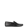 TOD'S MOCASSINO BLACK LEATHER DRIVING SHOES