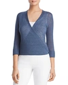 Nic + Zoe Nic+zoe Petites Four-way Cardigan In Indigo Sea