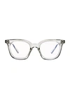 The Book Club The Snatcher In Black Tie Cat-eye Readers In Green