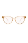 The Book Club The Bookclub The Art Of Snore 53mm Blue Light Blocking Reading Glasses In Crystal Putty