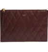GIVENCHY QUILTED LEATHER POUCH,BB602QB08Z