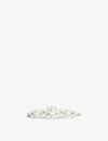 Simone Rocha Silver-tone Faux Pearl Hair Slide In White