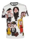 DOLCE & GABBANA Dolce & Gabbana Family Pig Print T-shirt,10818675