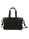 DOLCE & GABBANA Dolce & Gabbana Logo Plaque Box Tote,10818378