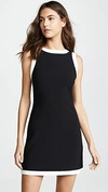 ALICE AND OLIVIA Truly Banded Neck Fitted Dress