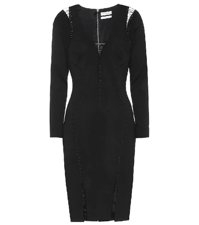Altuzarra Anniversary Collection - Toni Embellished Wool Dress In Black