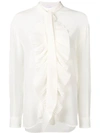 GIVENCHY FRILLED BLOUSE