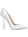 LE SILLA HOLOGRAPHIC PETALO PUMPS