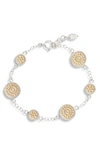 Anna Beck Multi Disc Chain Bracelet In Gold/ Silver