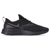 Nike Men's Odyssey React Flyknit 2 Running Sneakers From Finish Line In Black