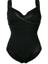 Marlies Dekkers Cache Coeur Plunge Balcony Bathing Suit In Black