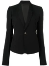 RICK OWENS CLASSIC FITTED BLAZER
