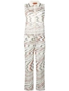 MISSONI IRREGULAR STRIPE PRINT JUMPSUIT