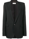 Saint Laurent Wool Blazer In Black