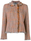 AKRIS PUNTO ASYMMETRIC TWEED JACKET