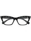 VALENTINO GARAVANI RHINESTONE EMBELLISHED GLASSES