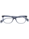 PARADIS COLLECTION RECTANGULAR FRAME GLASSES - 蓝色