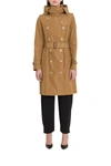 BURBERRY KENSIGTON HOODED TRENCH COAT,10819858