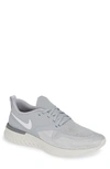 Nike Odyssey React 2 Flyknit Running Shoe In Wolf Grey/ White/ Platinum