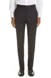 HUGO BOSS GENESIS FLAT FRONT WOOL DRESS PANTS,5040241500101