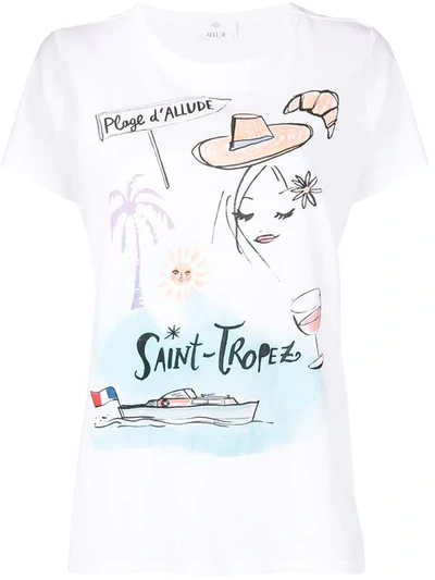 Allude Saint Tropez T-shirt - 白色 In White