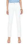 Nydj Sheri Slim Jeans In Optic White In Multi