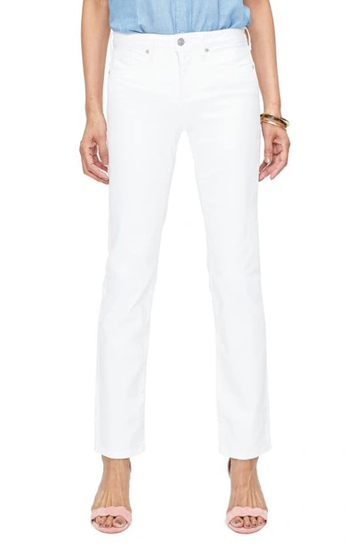 Nydj Sheri Slim Jeans In Optic White In Felicity