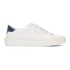 GOLDEN GOOSE GOLDEN GOOSE WHITE AND NAVY TENNIS SNEAKERS