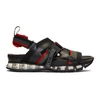 FENDI FENDI BLACK RUNNING SANDALS