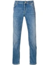 Dondup Straight Jeans In Blue