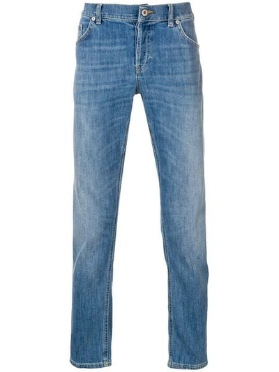 Dondup Straight Jeans In Blue