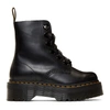 Dr. Martens' Jadon Leather Platform Ankle Boots In Black
