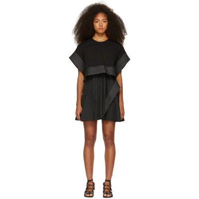 3.1 Phillip Lim / フィリップ リム Two-piece Crop Top & Sleeveless Dress In Black