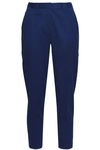 VIONNET STRETCH-WOOL TWILL TAPERED PANTS,3074457345619756249
