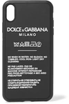 DOLCE & GABBANA PRINTED SILICONE IPHONE XS MAX CASE