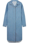 AGNONA BELTED WOOL AND CASHMERE-BLEND MIDI DRESS