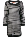 MISSONI TEXTURED MINI KNIT DRESS