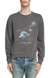 SAINT LAURENT TROPICAL SWEATSHIRT,557923YBDY2