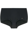 Dolce & Gabbana High Waist Lycra Bikini Bottoms In Black