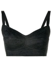 Dolce & Gabbana Lace Bra In Black