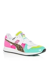 Puma Men's Rs-100 Animal Print Casual Shoes, White In White