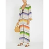 MISSONI ZIGZAG-PATTERNED STRETCH-KNIT KAFTAN