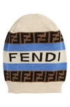 FENDI FF Logo Wool Soccer Beanie,FXQ328-A66J