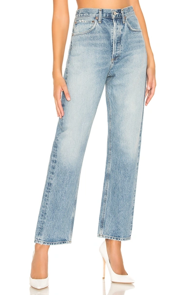 Agolde Pinch Waist Kick Jeans In Blue