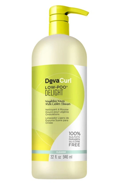 Devacurl Low-poo Delight Weightless Waves Mild Lather Cleanser 32 oz/ 946 ml