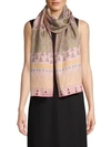 VALENTINO GARAVANI Geometric Silk Stole